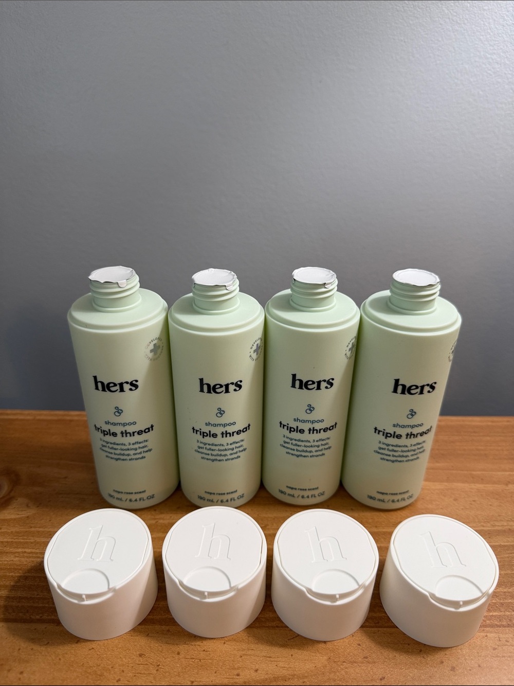 hers Triple Threat Shampoo - 6.4 oz (4 Pack)